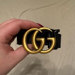 Gucci Marmont GG Wide Belt